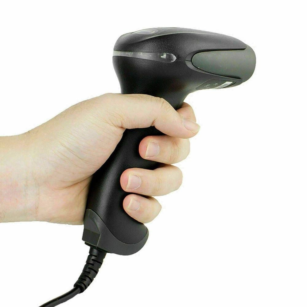 Trade Shop - Lettore Codice A Barre Barcode Scanner Con Cavo Usb Pistola Laser Q-a202 -