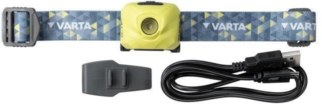 Varta OUTDOOR SPORTS ULTRALIGHT H30R Lime Torcia a fascia LED