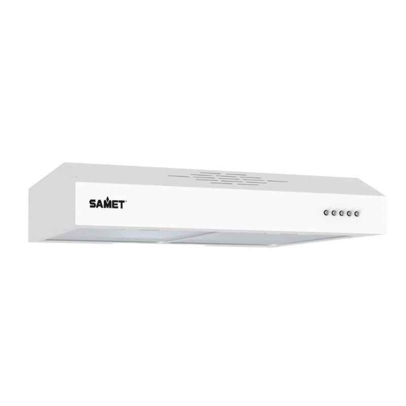 Gruppo cappa Samet sottopensile motore singolo 3 livelli Tornado6025 bianco classe D