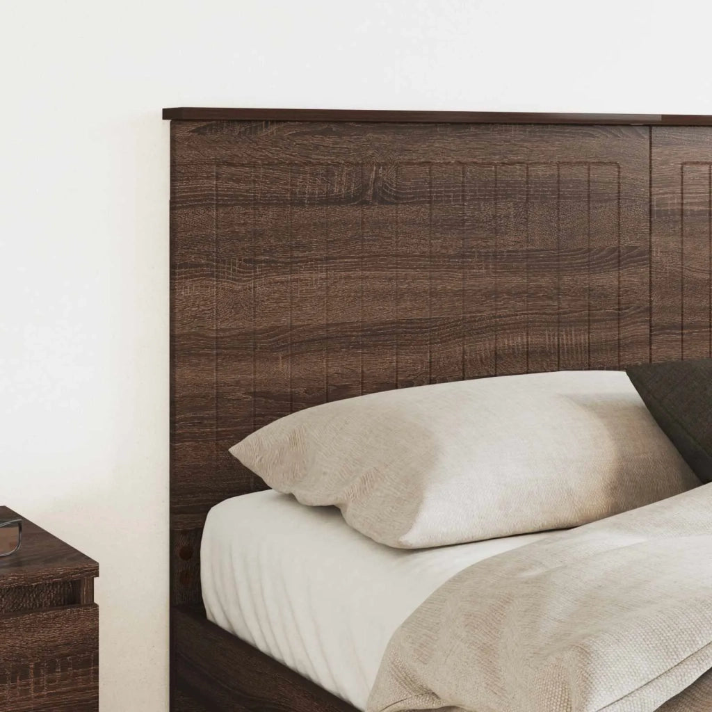 Testiera | Testata con Testiera | Testata Rovere Marrone 150 cm Legno multistrato