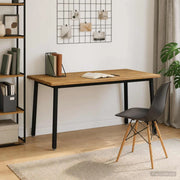 Tavolo da pranzo con bordo vivo 160 x 70 x 75 cm Bianco 3424997
