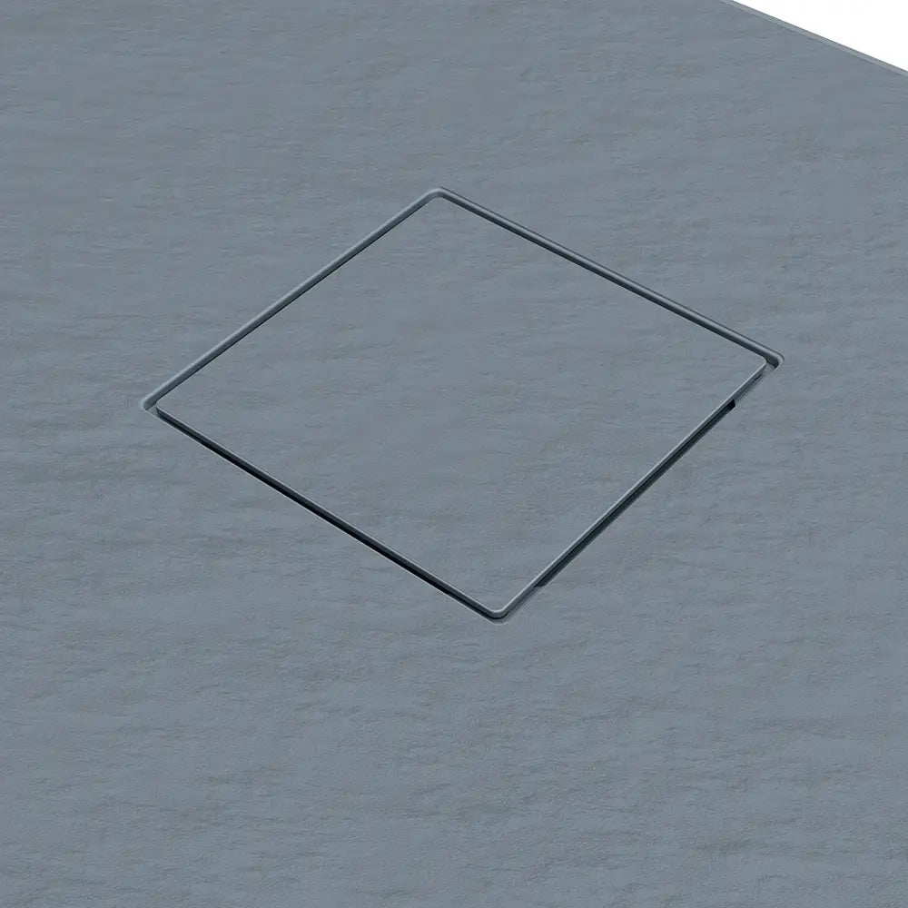 Piatto doccia 80x160 cm colore grigio effetto pietra | Samos
