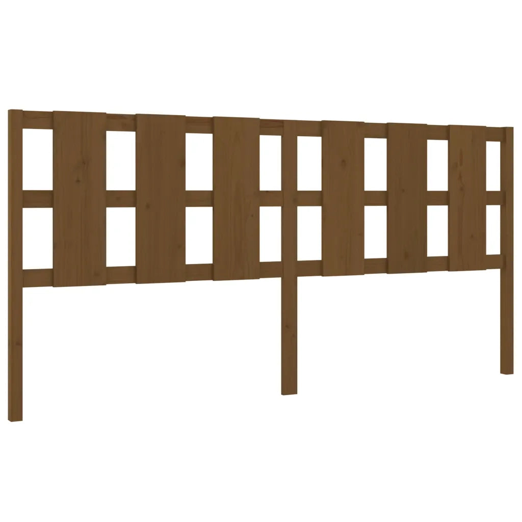 Testiera per Letto ambra 205,5x4x100 cm Legno Massello di Pino 818013