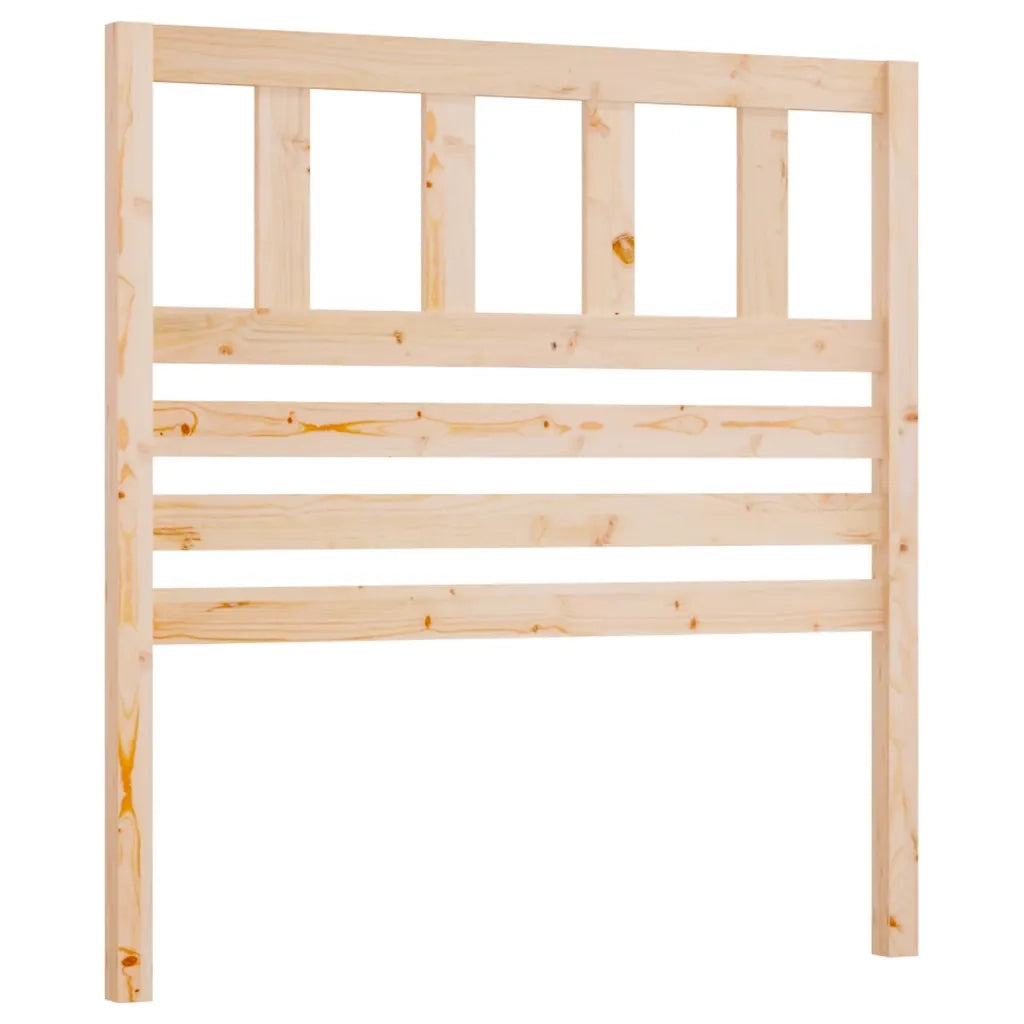 Testiera per Letto-Testata-Testiera Decorativa 81x4x100 cm in Legno Massello di Pino 380867