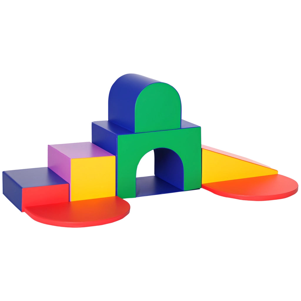 Blocchi di schiuma per bambini ¨C zephmum ¨C Quadrato, scala, rampa, multicolore