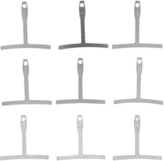 Set di misurazione di curvatura per chitarra 9 pezzi - Misuratore di curvatura universale - Attrezzo per liutai - Acciaio inossidabile - Leggero - Duraturo - Strumento di misura
