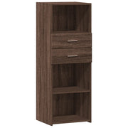 Credenza | Madia | Buffet da pranzo | Armadio da pranzo Rovere Marrone 45x42,5x124 cm in Legno Multistrato