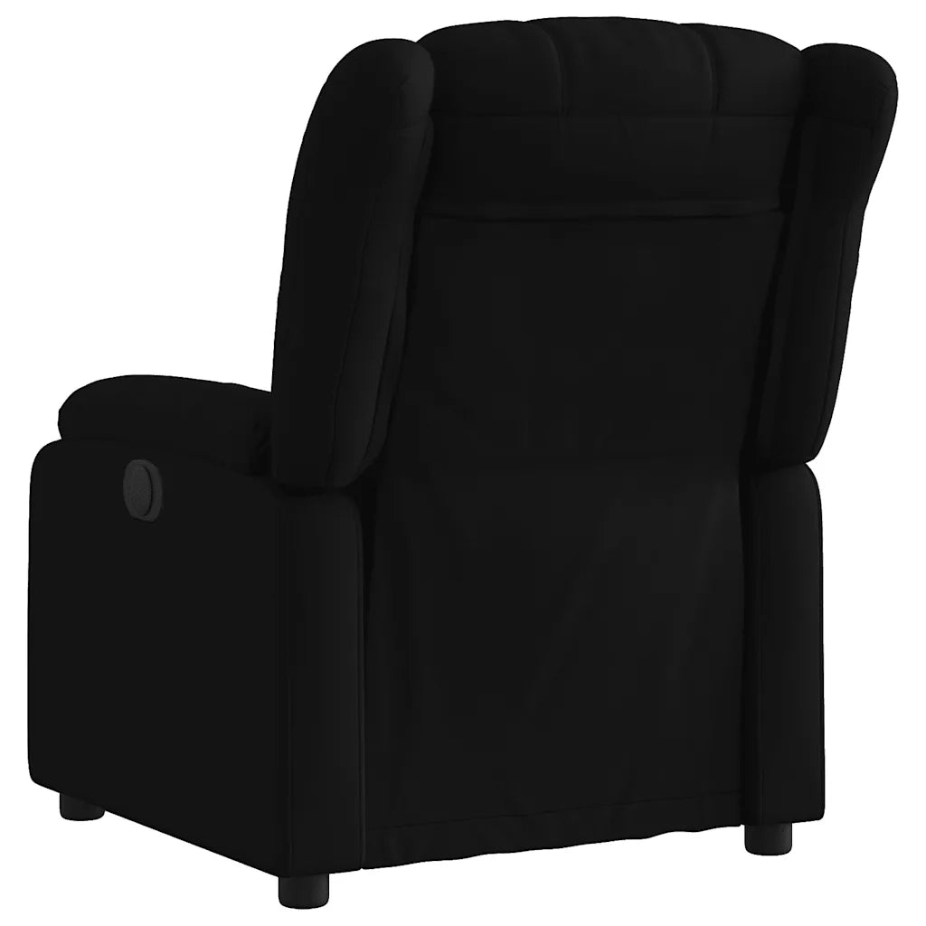 Poltrona reclinabile in tessuto nero 3205774