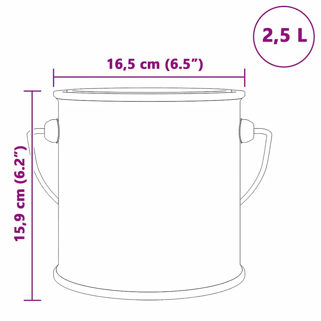 Pittura murale Grigio 2,5 L Stampa da parete 4008522