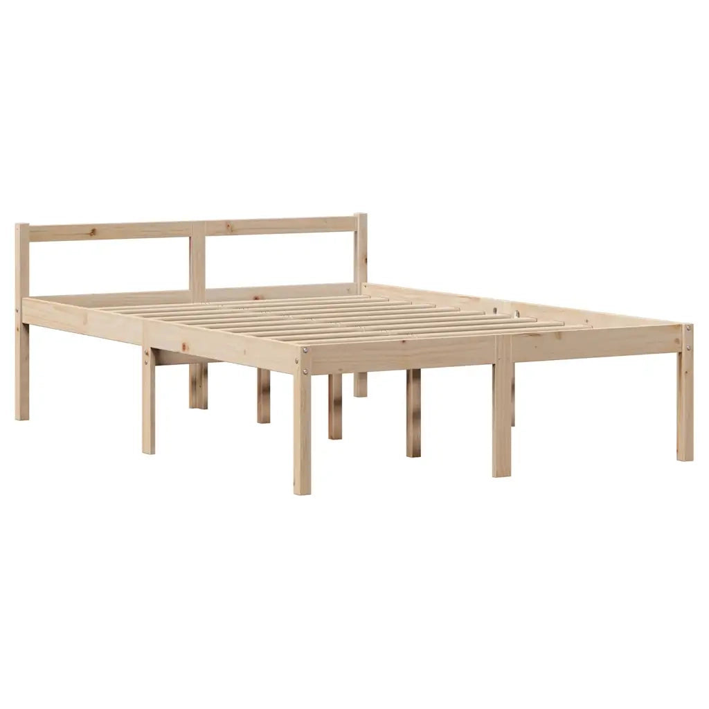 Letto Libreria senza Materasso 135x190 cm in Legno di Pino 3321963