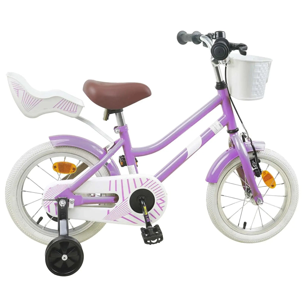 Bicicletta per Bambini 12 Pollici per bambini di 2-4 anni Viola 42009217