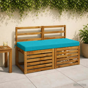 Cuscino per panchina SOEST 100% Poliestere Turchese 950236