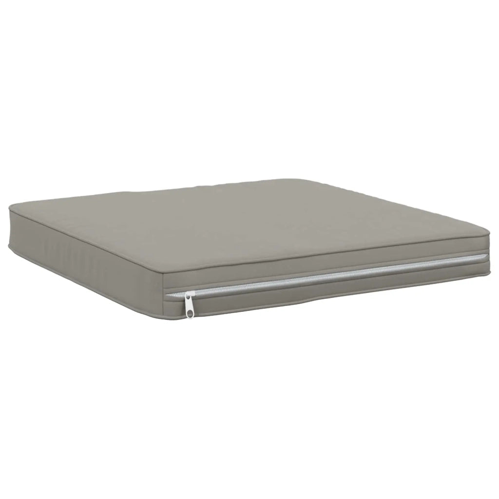 Cuscini per Sedia in 4 Pezzi VUGHT 4 pcs 100% Poliestere Grigio 946257
