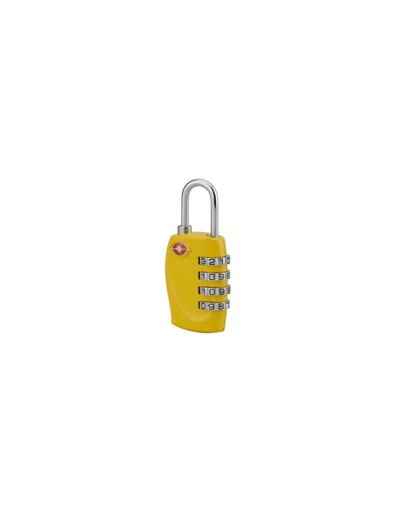 Lucchetto TSA 30 mm a combinazione di 4 cifre, arco in acciaio nichelato – THIRARD