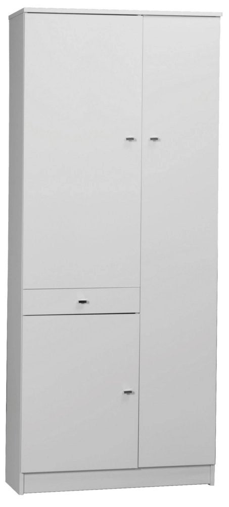 1pz mobile 3 ante +1 cassetto 77x34x183 bianco laccato 323tl cod:ferx.95729