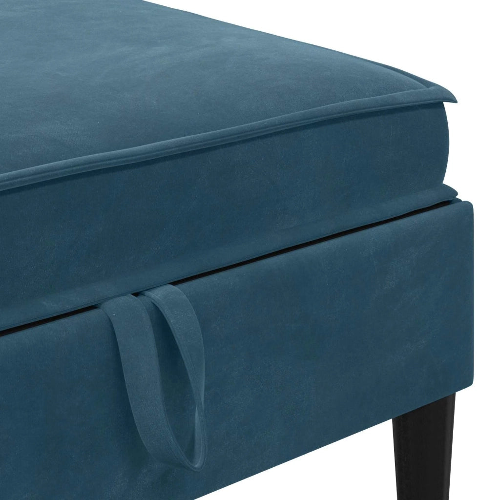 Set di mobili per il soggiorno con cuscino 5 pcs Blu Velluto 3413771