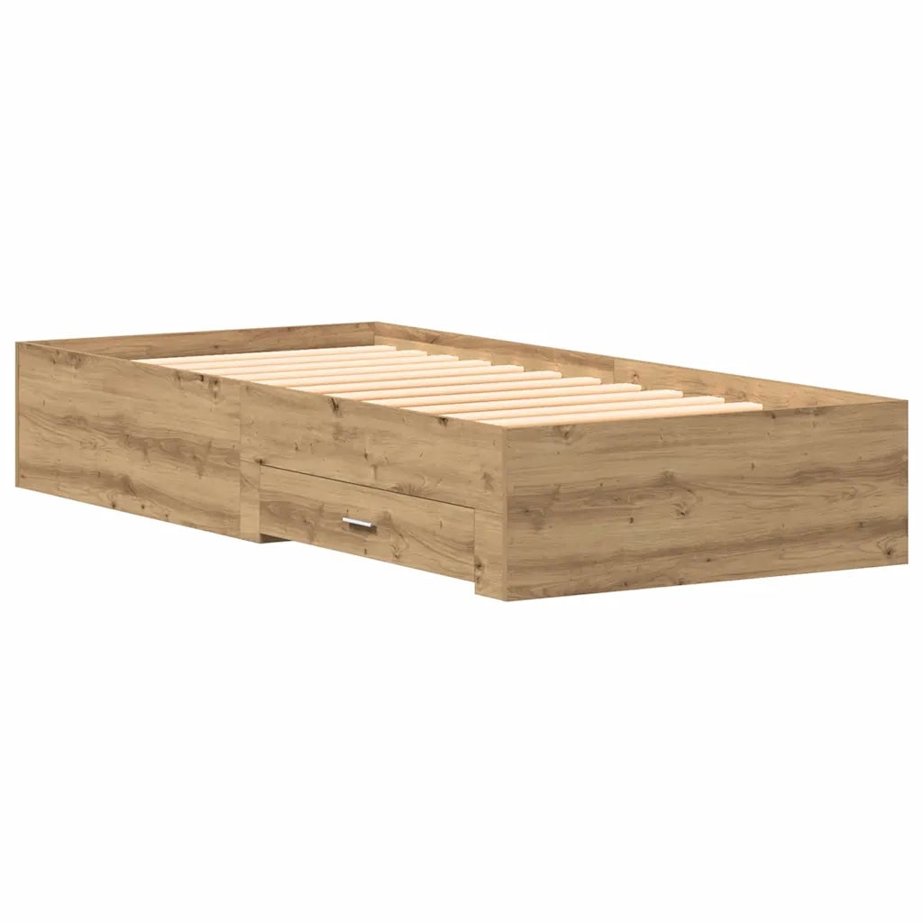 Struttura del letto Rovere artigianale 100 x 200 cm 3333982
