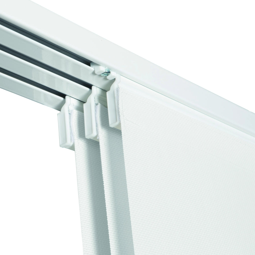 VIEWTEX Kit di pannelli giapponese (binario e pannelli) Screen - Grado di apertura 10% - Bianco 144 cm - Made in Europe - 5 anni di garanzia
