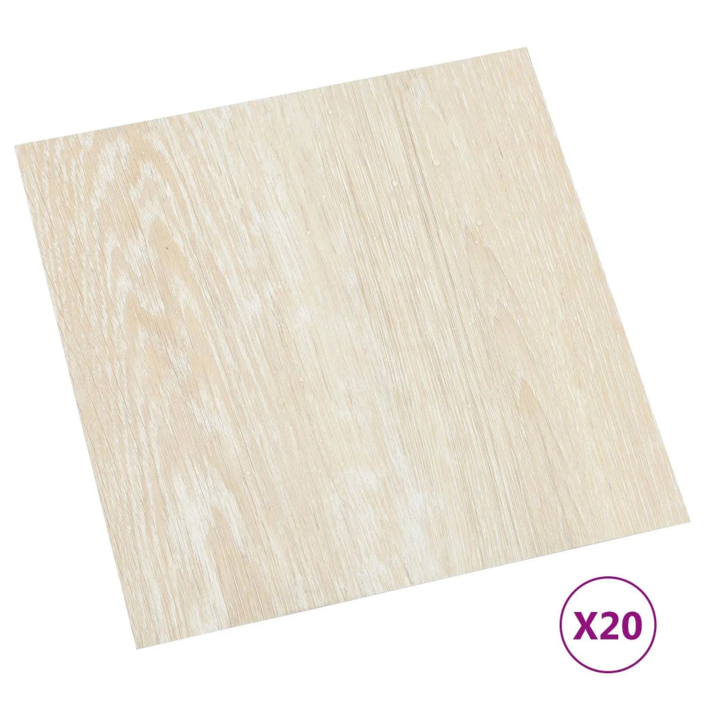 Plance per Pavimentazione Autoadesiva 30,5 x 30,5 cm 20 pz PVC CFW1835107