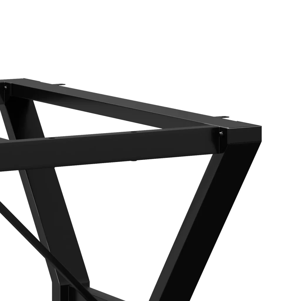 Telaio Gambe a Y per Tavolo da Pranzo 160x80x73 cm in Acciaio 357936