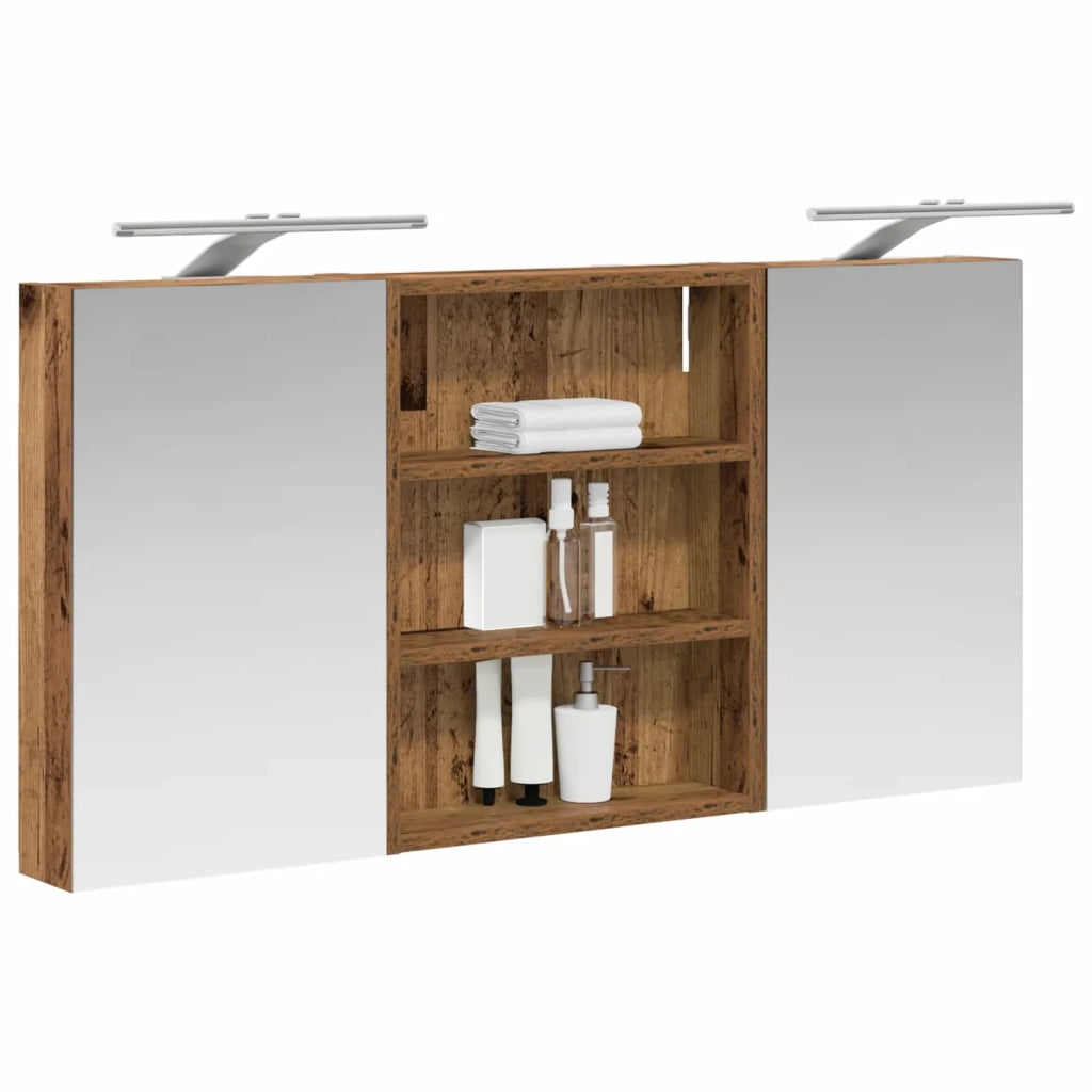 Set di Armadi da Bagno con lo scaffale 3 pcs 100 x 10,5 x 50 cm 3403694
