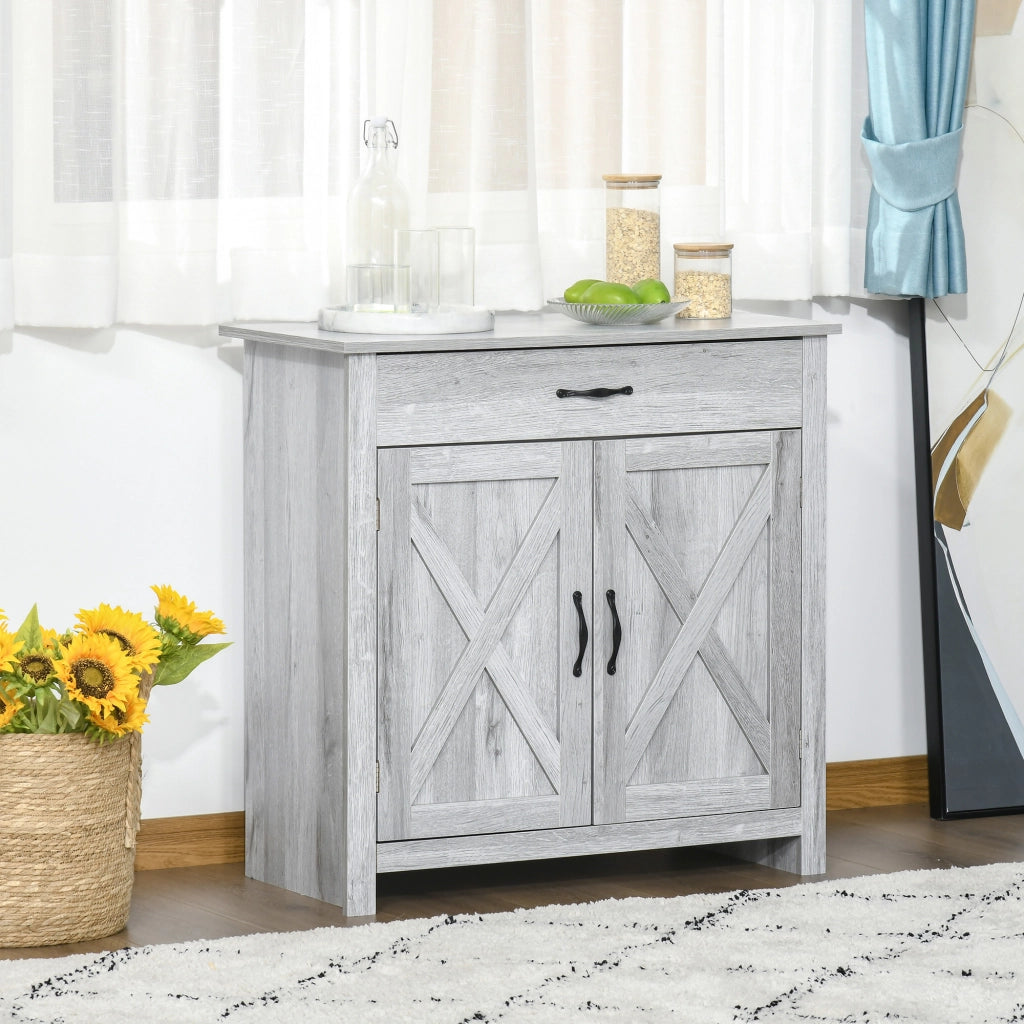 Credenza ¨C Minimal ¨C Grigio 80x39.7x80 cm