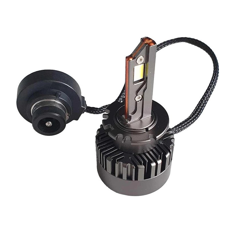 2 Pezzi Lampade LED D4S D4R 35W 12V 7000lm 6000K Plug Play Più Luminoso dello Xenon Originale