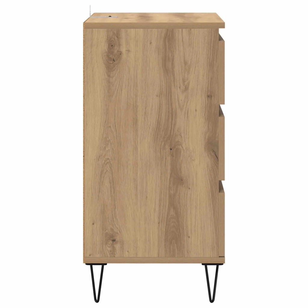 Credenza | Madia | Buffet da pranzo | Armadio da pranzo con cassetto Rovere artigianale 40 x 35 x 70 cm