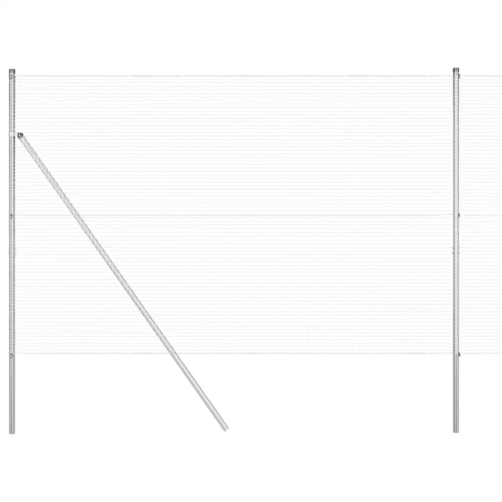 Palo della recinzione Argento 25 x 1,5 m (19 x 19 mm rete)