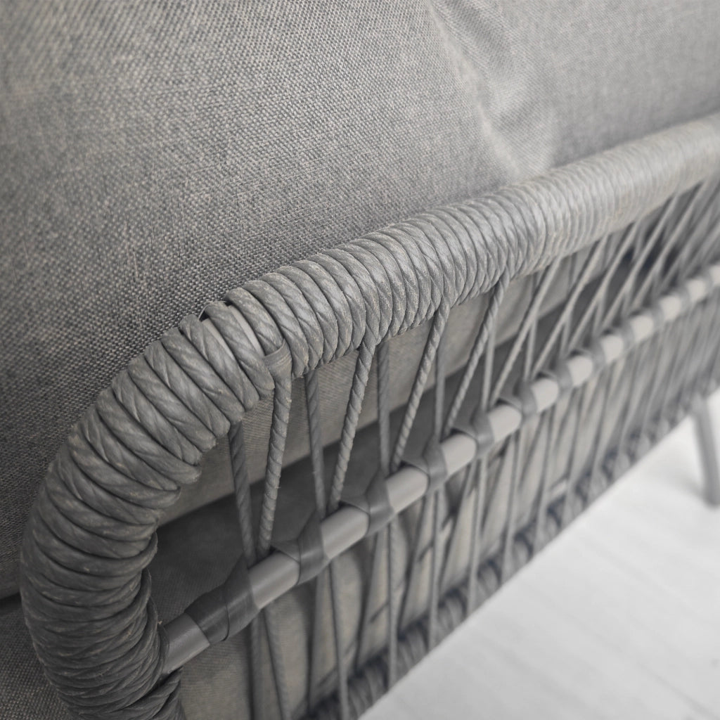 Set da Giardino in Rattan ¨C Minimal ¨C Grigio Chiaro