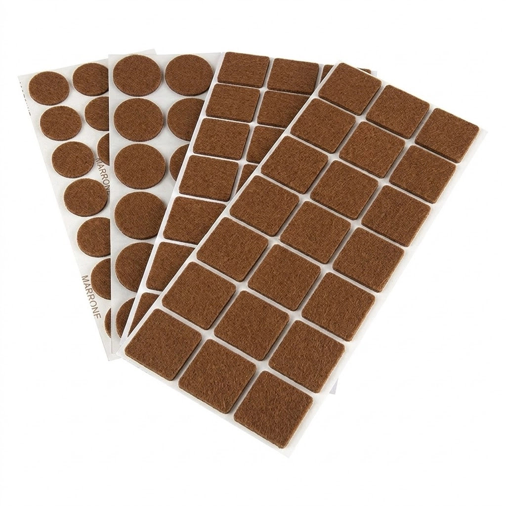 SOTTOSEDIA AUTOADESIVO ø 22 - pz 10 marrone- 10 blister  - Blister Koncreto