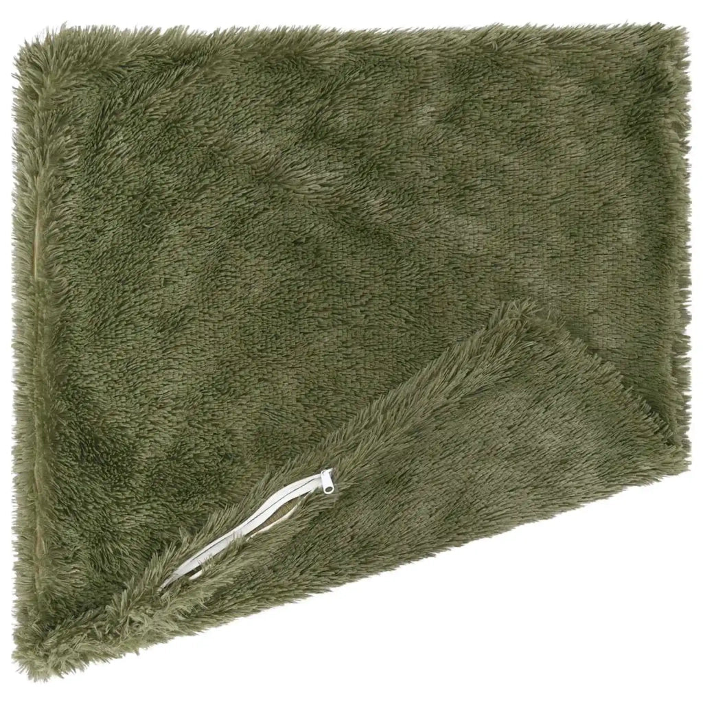 Cuscino con cuscino HEERLEN 6 pz Verde Fleece PV 924360