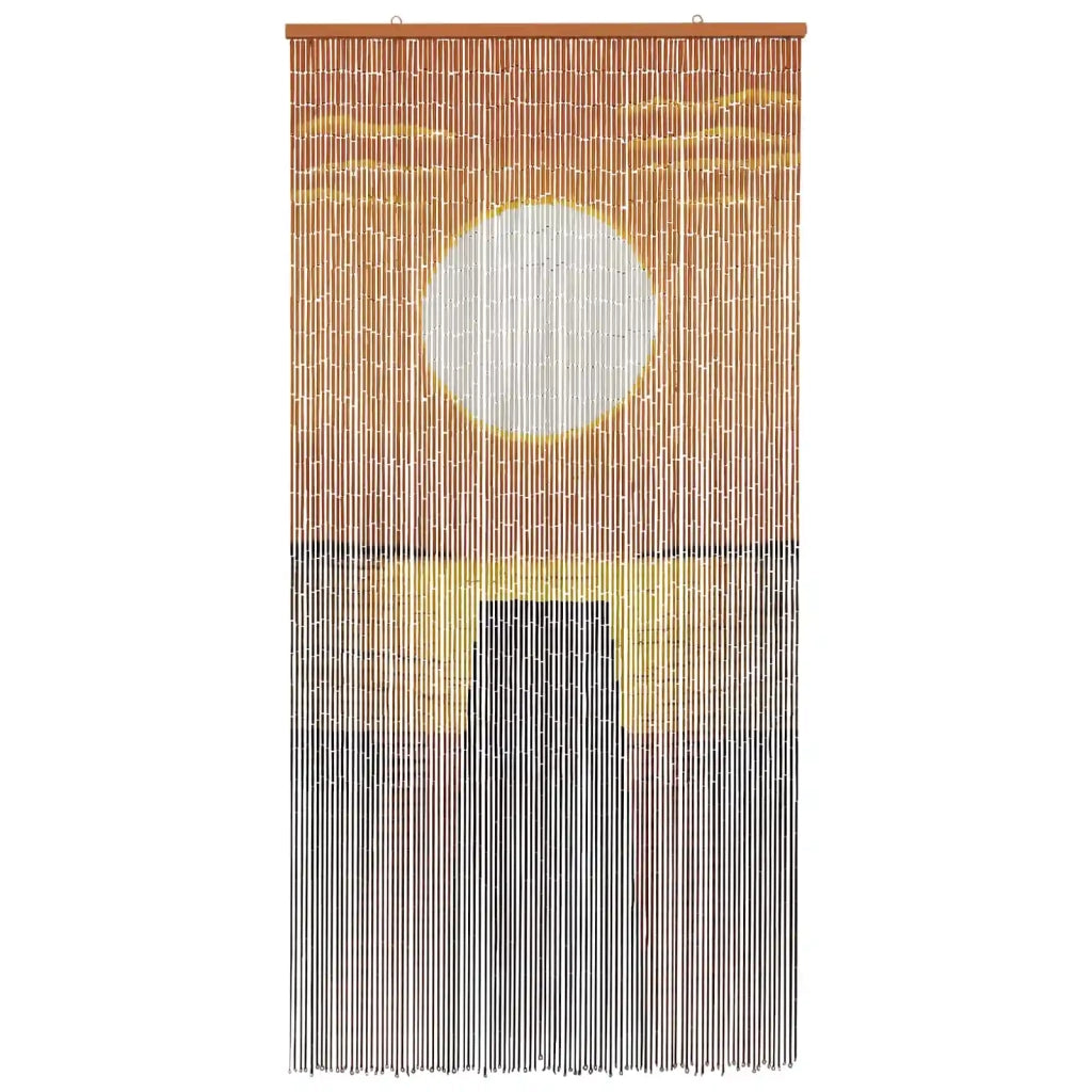 Tenda per Porta Antinsetti multicolore 200 x 100 cm Bambù 42030048