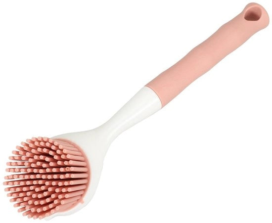 Spazzola per il lavaggio del contenitore - Set di spazzole robuste - Spazzola per contenitori - Spazzola a schiuma - Accessorio per la cucina - Manico comodo da utilizzare - Spazzola per la pulizia del contenitore