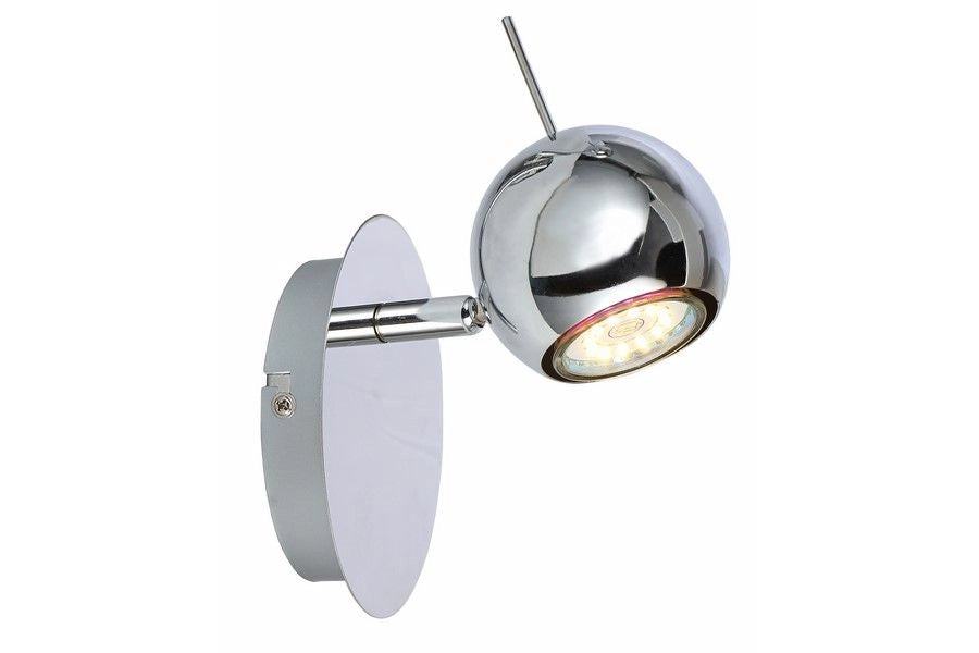 Applique moderna Santorini 2 cromata 1xGU10 50W Reality
