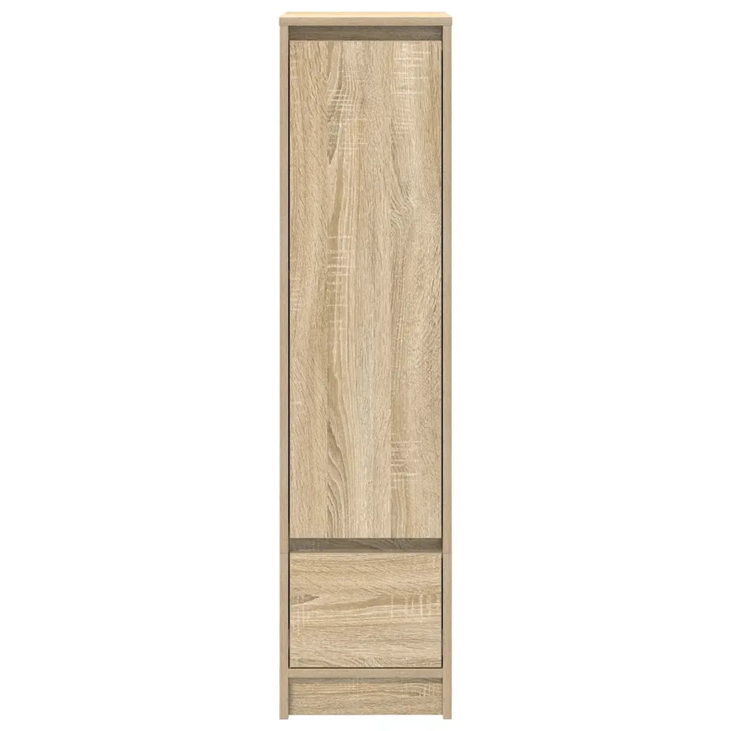 Credenza-Buffet-Armadio da cucina Rovere Sonoma 29,5x34x119,5 cm in Legno Multistrato
