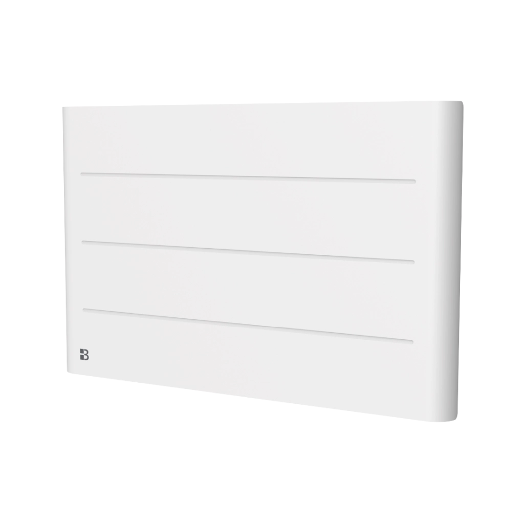 Radiatore elettrico fisso ad inerzia ceramica a secco 1500W TANIN orizzontale bianco