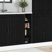 Base per Cucina-Mobile Base da Cucina Riga Rovere nero 20 x 44,5 x 81,5 cm