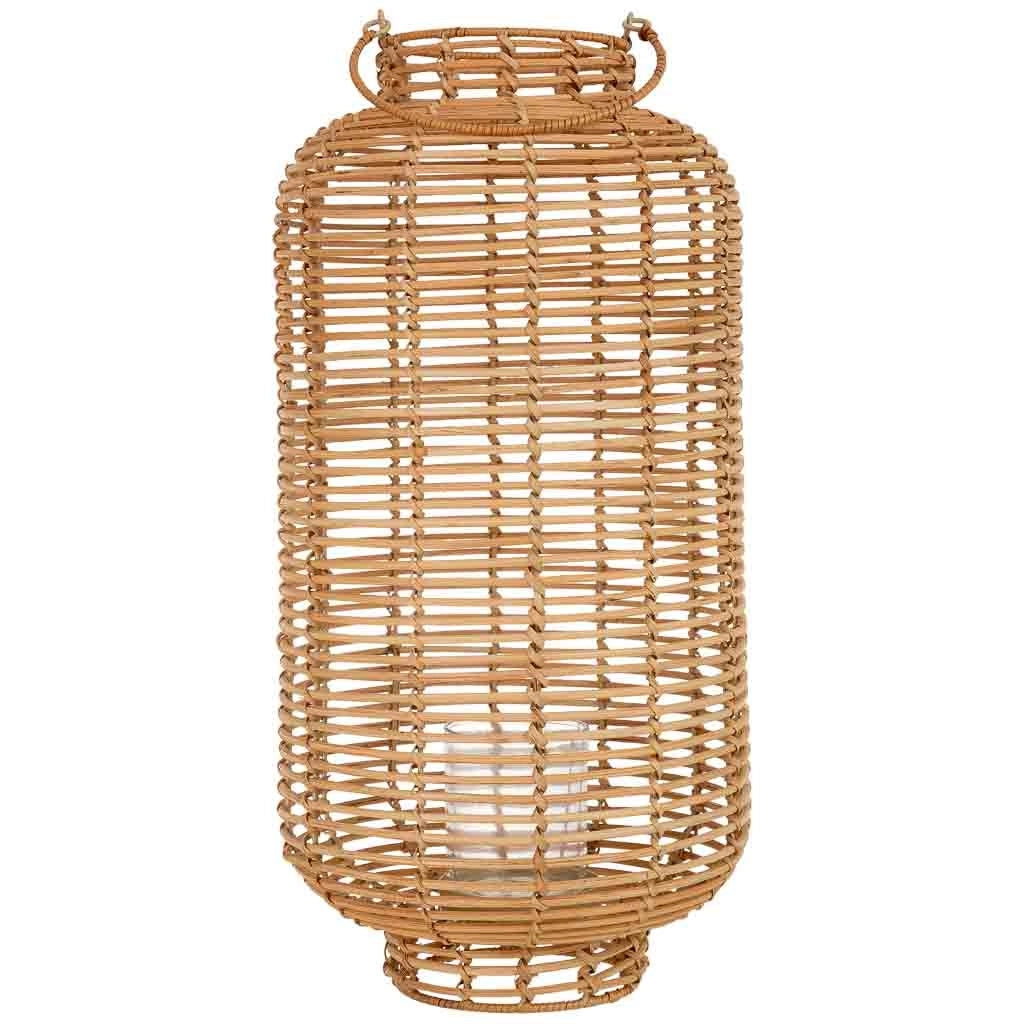 Lanterna in rattan marrone naturale D13/25xh50/64