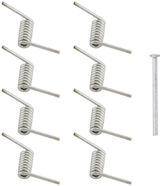 Accessori per capelli 8 pezzi - Viti di sostituzione - Ricambio per capelli - Fermagli per capelli - Fermaglio metallico - Dimensioni 10 mm - Fermaglio per capelli