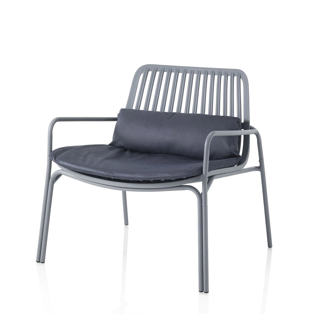 Set 2 Sedie da interno/esterno AGNES grigio