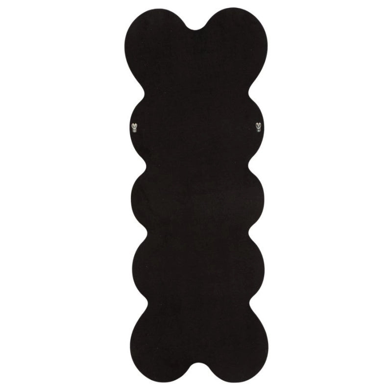 Specchio Da Muro Monica Nero cm 58x4x160 (misura Specchio cm 39x124)