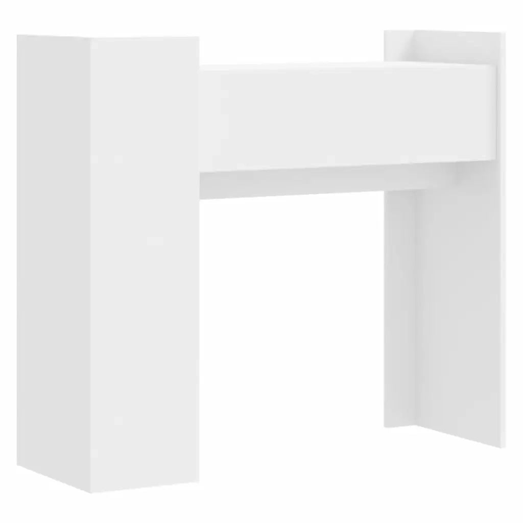 Tavolino Consolle | Tavolo d'Ingresso Bianco 100x35x90 cm in Legno Multistrato