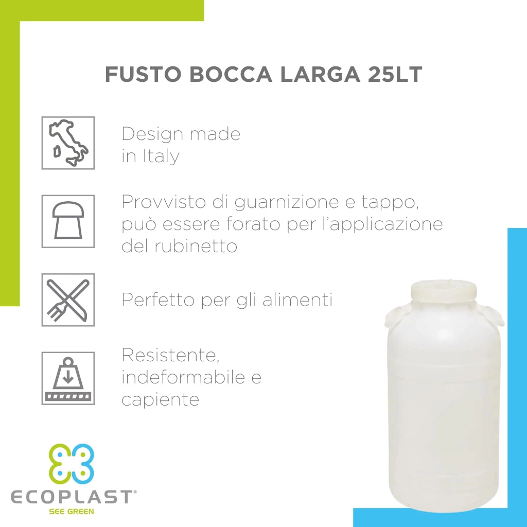 Contenitore Bocca Larga 25 l