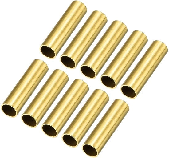 Set di tubi in rame 8mm OD x 0,5mm D x 30mm L - Pacchetto da 16 pezzi per decorazione DIY
