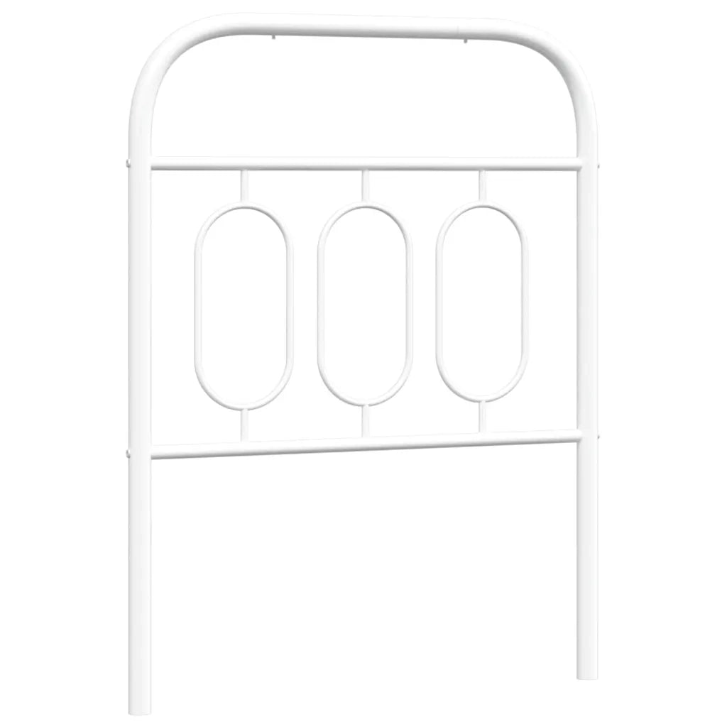 Testiera di Ricambio in Metallo Bianco 75 cm 377192