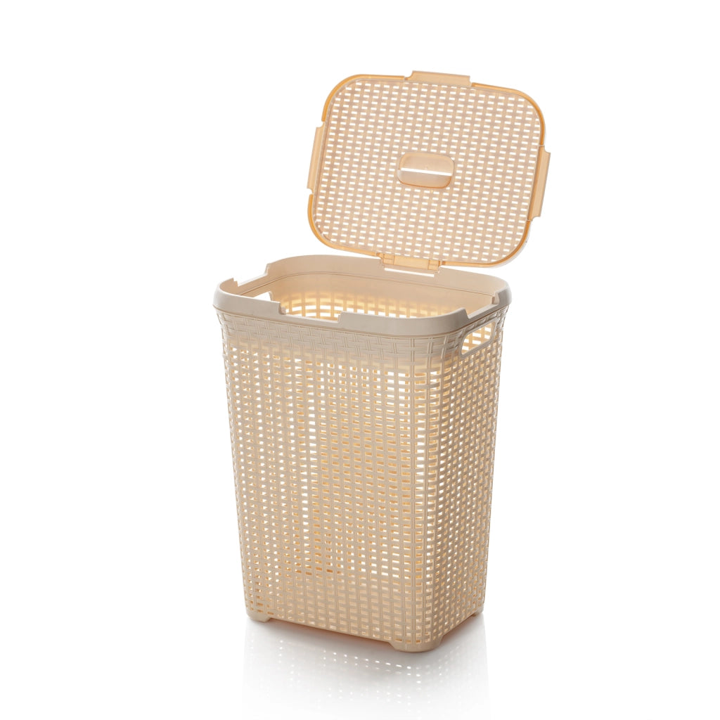 Cesto porta biancheria LONBET beige