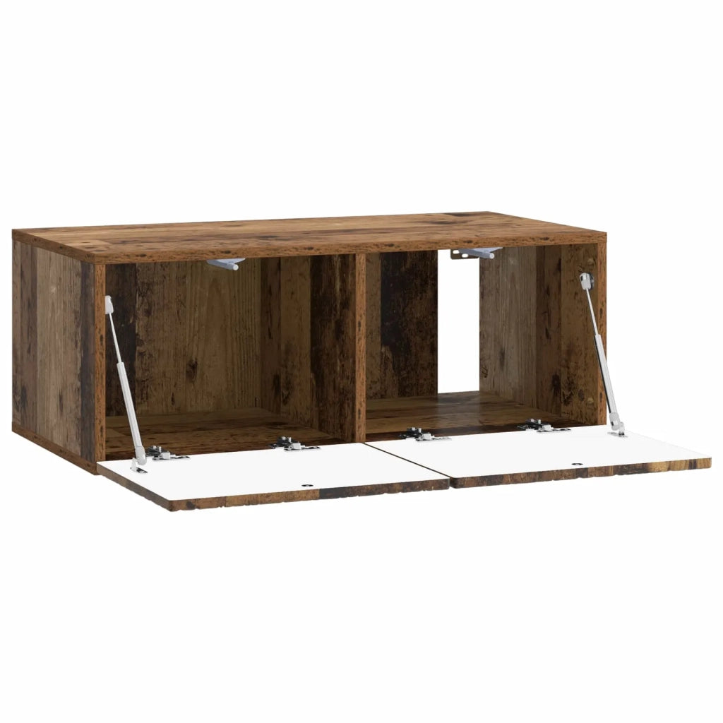 Mobile Porta TV da Muro 98 x 41 x 30 cm Legno antico 898873