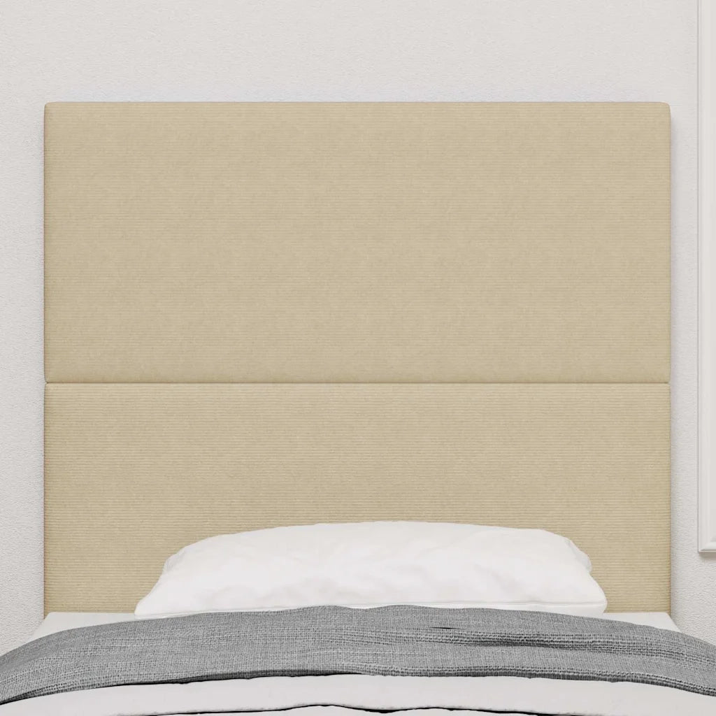 Testiera | Testata Grigio Verde Chiaro 80 cm Tessuto in Cords