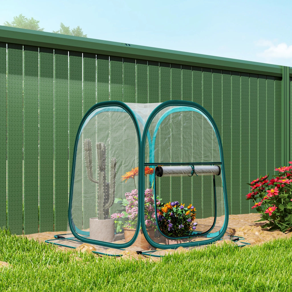 Mini Serra Pop Up ¨C Minimal ¨C Plastica Trasparente 70x70x80 cm